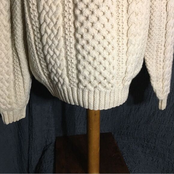 VtG Hand Knit by Cathie Suchodolski Wool Sweater Size Large/ XL - Picture 7 of 10